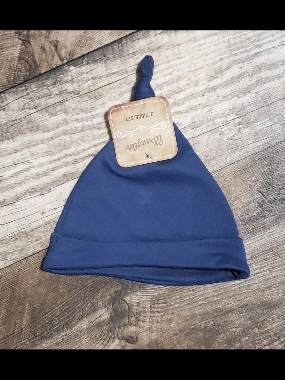 NWT Wrangler Baby Knot Beanie - Navy